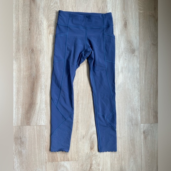 lululemon athletica Pants - Lululemon Blue Leggings High Waist Performance